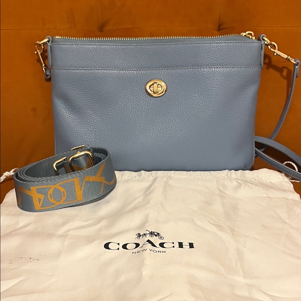 Coach Light Blue Crossbody Bag